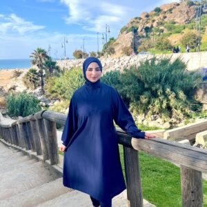 Black Lace Abaya